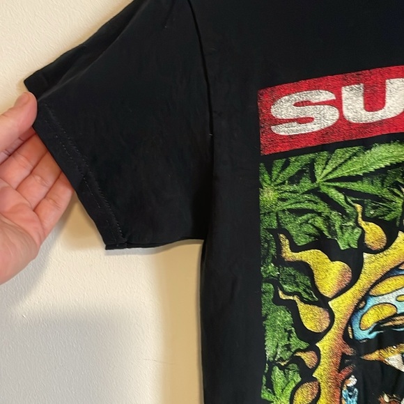 Sublime Band T-Shirt Small Black 40 Oz to Freedom Sun Graphic Punk Alt Reggae - Picture 6 of 12